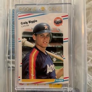 Craig biggio rookie card